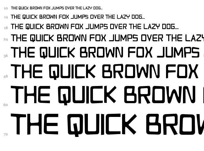Relapse Into Madness font waterfall